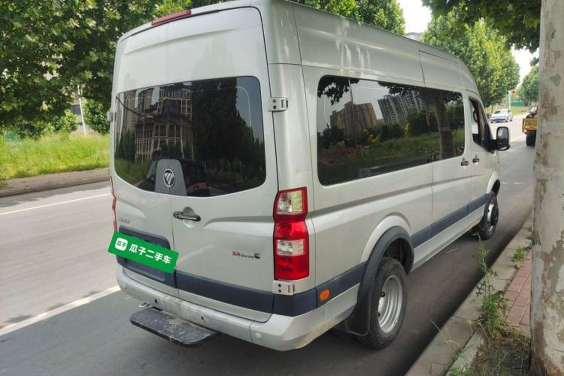 Used Foton Toano 2021 2.8T Manual Tongtu Long Wheelbase Mid-Height 5/6/7-Seater F2.8NS6B177L Rear Right 45 Deg