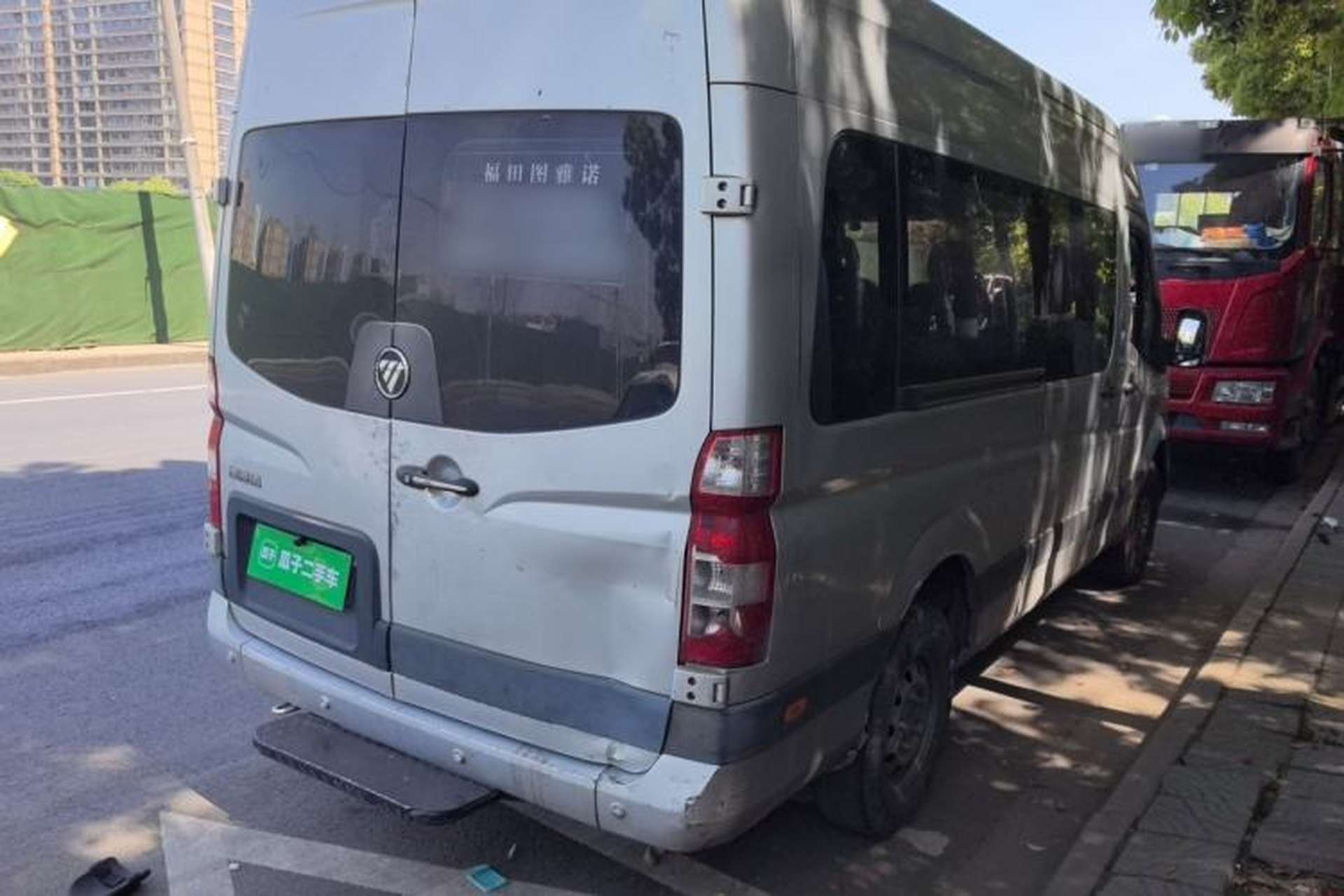 Used Foton Toano 2021 2.0T Manual Tongtu Long Wheelbase Mid-Height 5/6/7-Seater 4F20TC3 Rear Right 45 Deg
