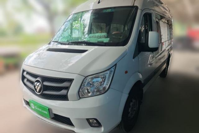 Used Foton Toano 2021 Tujiano 7-seater, manual transmission, 2.5L diesel; dimensions: 5,590 mm (length) × 2,000 mm (width) × 2,445 mm (height).