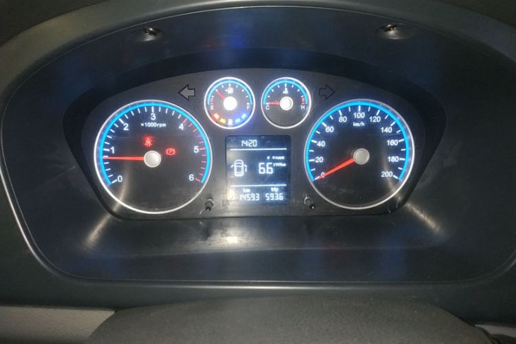 Used Foton Toano 2021 2.0T Manual Tongtu Short Wheelbase Mid-Height 5/6-Seater 4F20TC3 Odometer Close Up