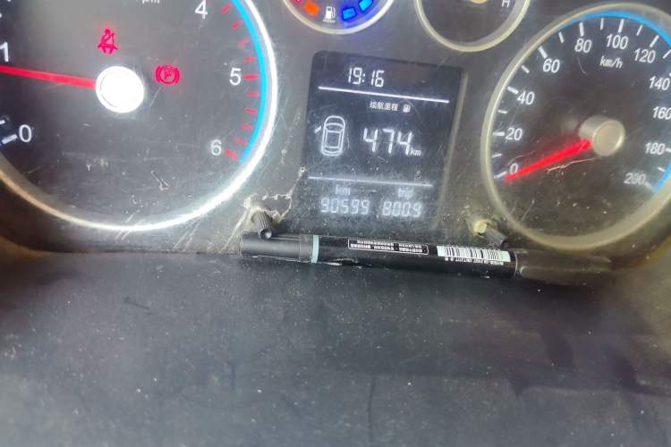 Used Foton Toano 2021 2.0T Manual Tongtu Long Wheelbase Mid-Height 5/6/7-Seater 4F20TC3 Odometer Close Up