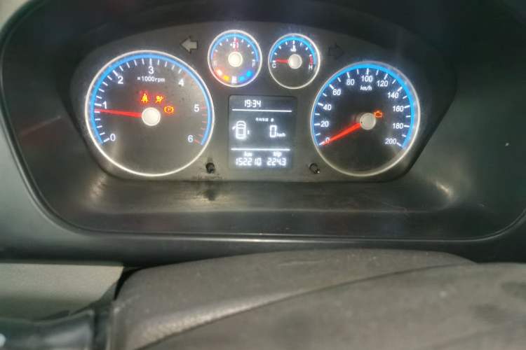 Used Foton Toano 2021 2.0T Manual Tongtu Long-Wheelbase Mid-Roof 3-Seater 4F20TC3 Odometer Close Up