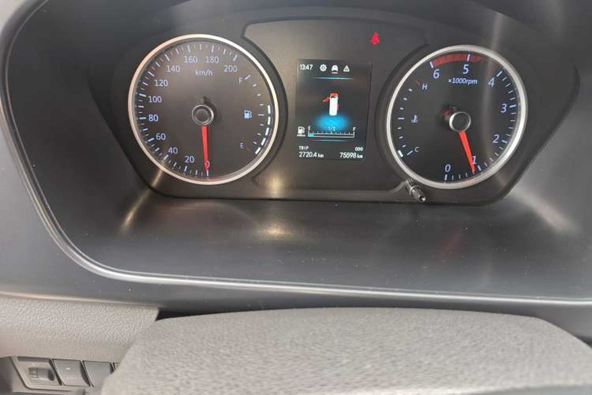 Used Foton Toano 2021 2.0T Manual Tongtu Long Wheelbase Mid-Height 5/6/7-Seater 4F20TC3 Odometer Close Up