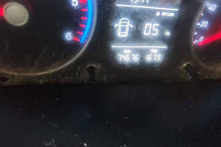 Used Foton Toano  Odometer Close Up