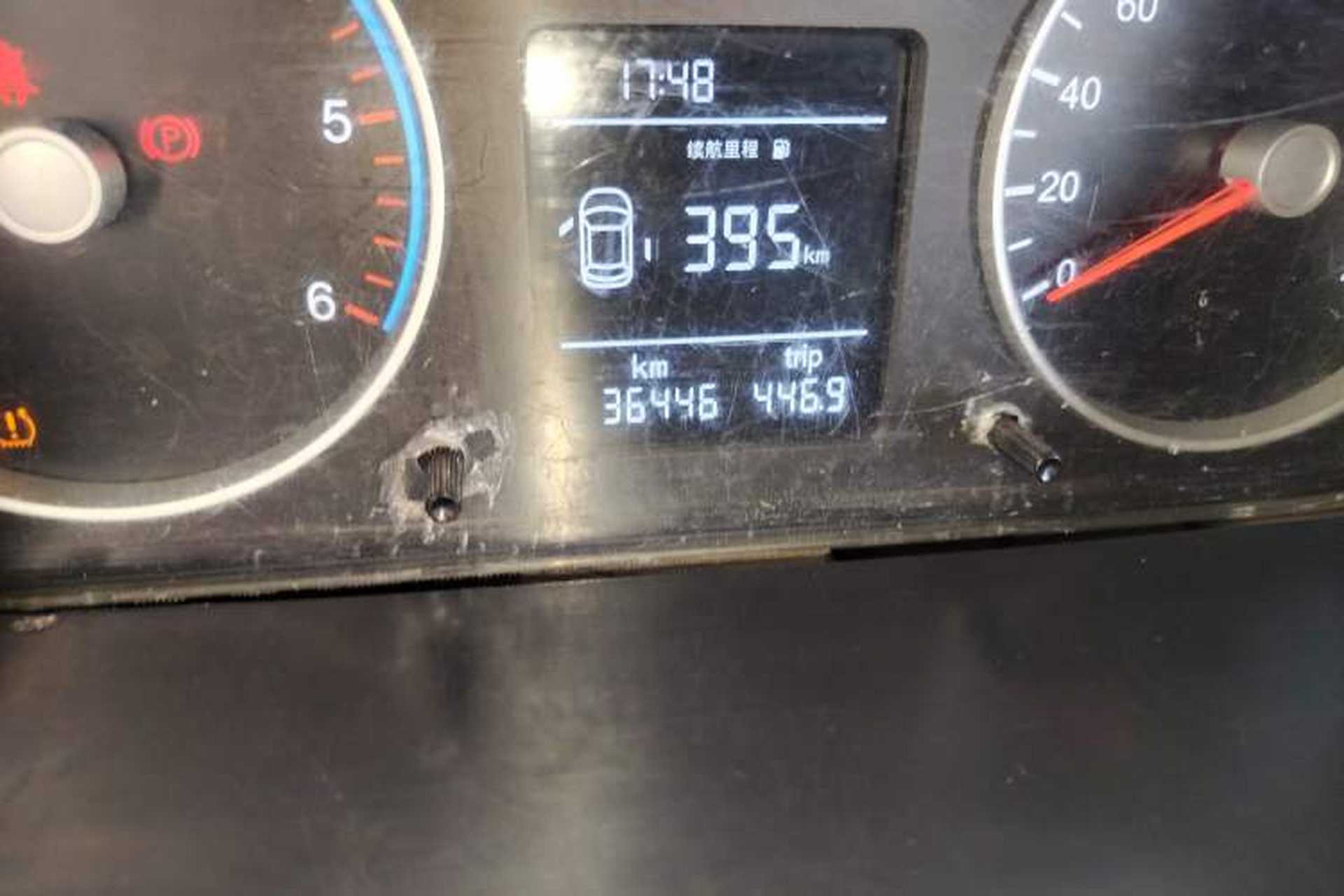 Used Foton Toano  Odometer Close Up