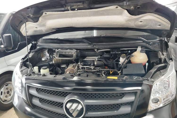 Used Foton Toano 2022 2.0T Manual Tongtu Multi-Function Long Wheelbase Mid-Roof Single-Tire 5/6/7/9-Seater 4F20TC3 Engine Bay