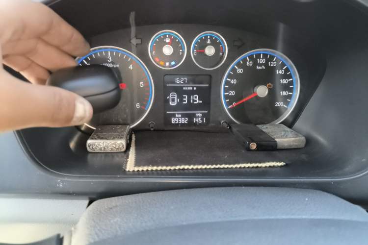 Used Foton Toano  Odometer Close Up