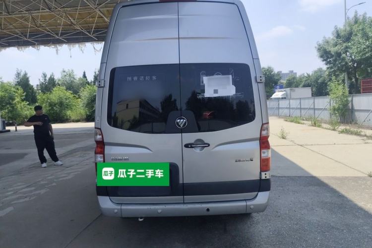 Used Foton Toano 2022 2.0T Manual Jixiang Multi-Function Long-Wheelbase Ultra-High Roof with Single Rear Tire 7/9 Seats 4F20TC3 Rear