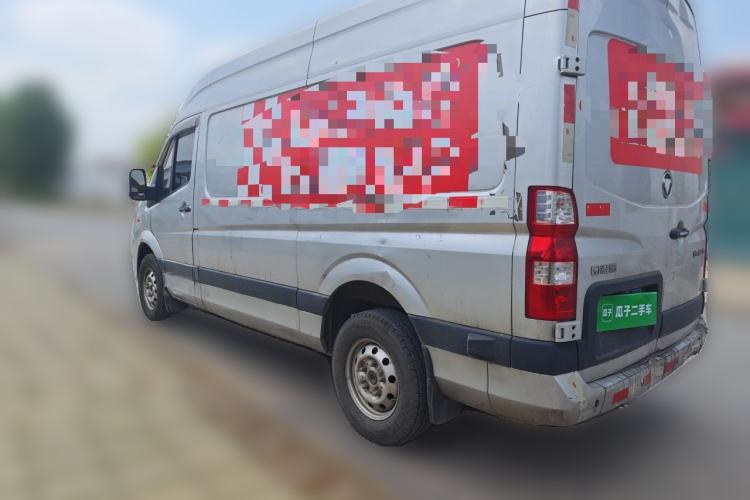 Used Foton Toano 2022 2.0T Manual Tongtu Van Long Wheelbase Mid-Roof Design Rear Single Tire 3-Seater 4F20TC3 Rear Left 45 Deg