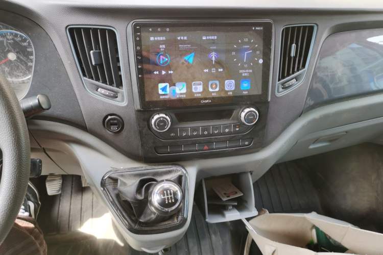 Used Foton Toano 2022 2.8T Manual Tongtu Van Extended Wheelbase Mid-Height Design Rear Single Tire 3-Seater F2.8NS6B177L Audio And AC Panel
