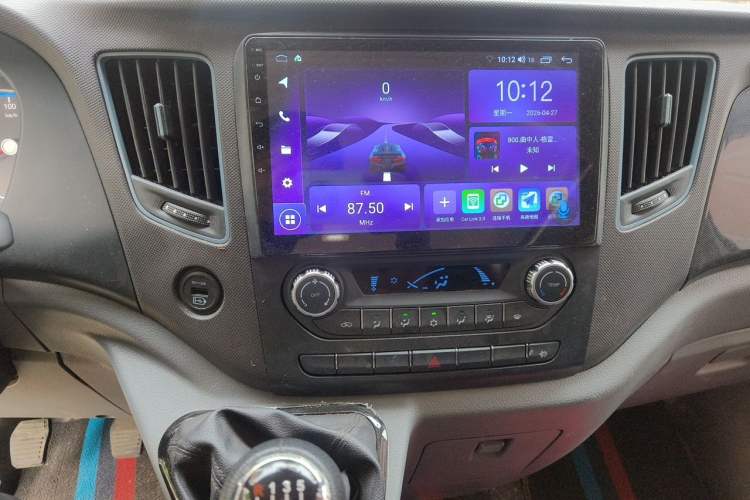 Used Foton Toano 2022 2.8T Manual Tongtu Multi-Function Extended-Chassis Mid-Roof Single-Tire Configuration 5/6/7/9-Seater F2.8NS6B177L Audio And AC Panel