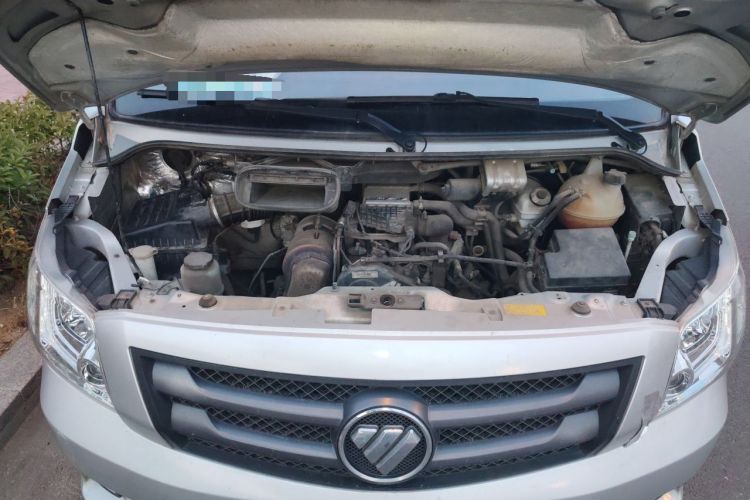 Used Foton Toano 2022 2.0T Manual Jixiang Multi-Function Long-Wheelbase Mid-Roof Single-Tire Rear 7/9-Seater 4F20TC3 Engine Bay