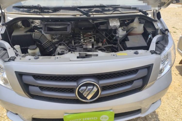 Used Foton Toano 2022 2.8T Manual Jixiang Multi-Function Long-Wheelbase Mid-Roof with Rear Dual Tires 7/9-Seater F2.8NS6B177L Engine Bay