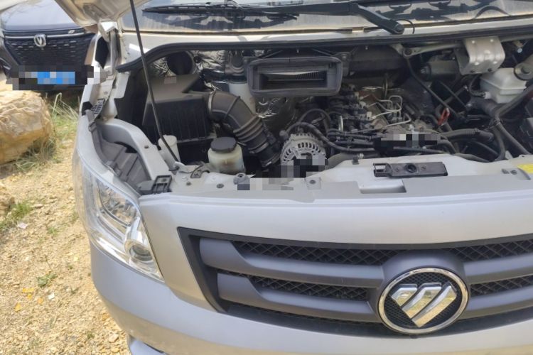 Used Foton Toano 2022 2.8T Manual Jixiang Multi-Function Long-Wheelbase Mid-Roof with Rear Dual Tires 7/9-Seater F2.8NS6B177L Engine Bay Right