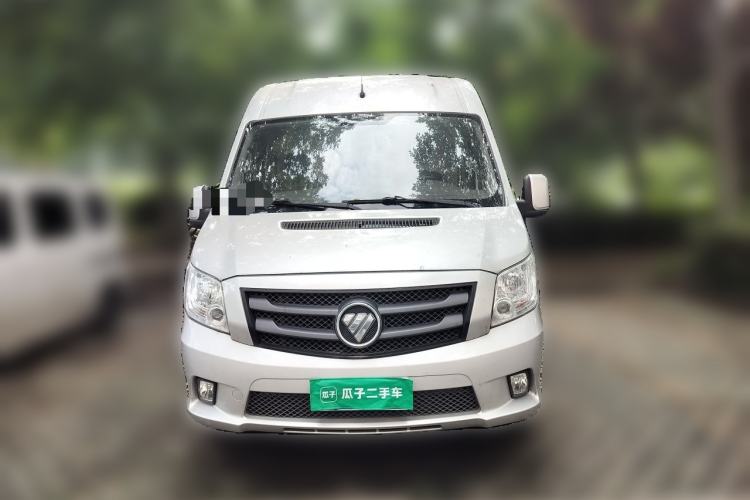 Used Foton Toano 2022 2.5T Automatic Tongtu Van Short Wheelbase Mid-Roof Design Rear Single Tire 3-Seater D25TCIF1 Front