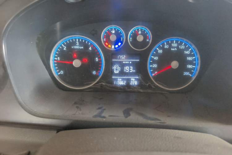 Used Foton Toano 2022 2.0T Manual Jixiang Multi-Function Long-Wheelbase Mid-Roof Single-Tire Rear 7/9-Seater 4F20TC3 Instrument Cluster