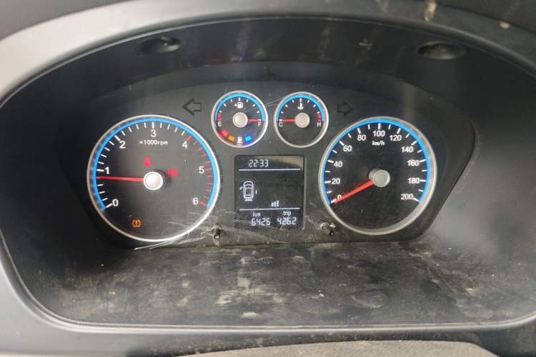 Used Foton Toano 2022 2.0T Manual Urban Edition Short Wheelbase Mid-Height Design Rear Single Tire 5/6/9-Seater Configuration 4F20TC3 Instrument Cluster