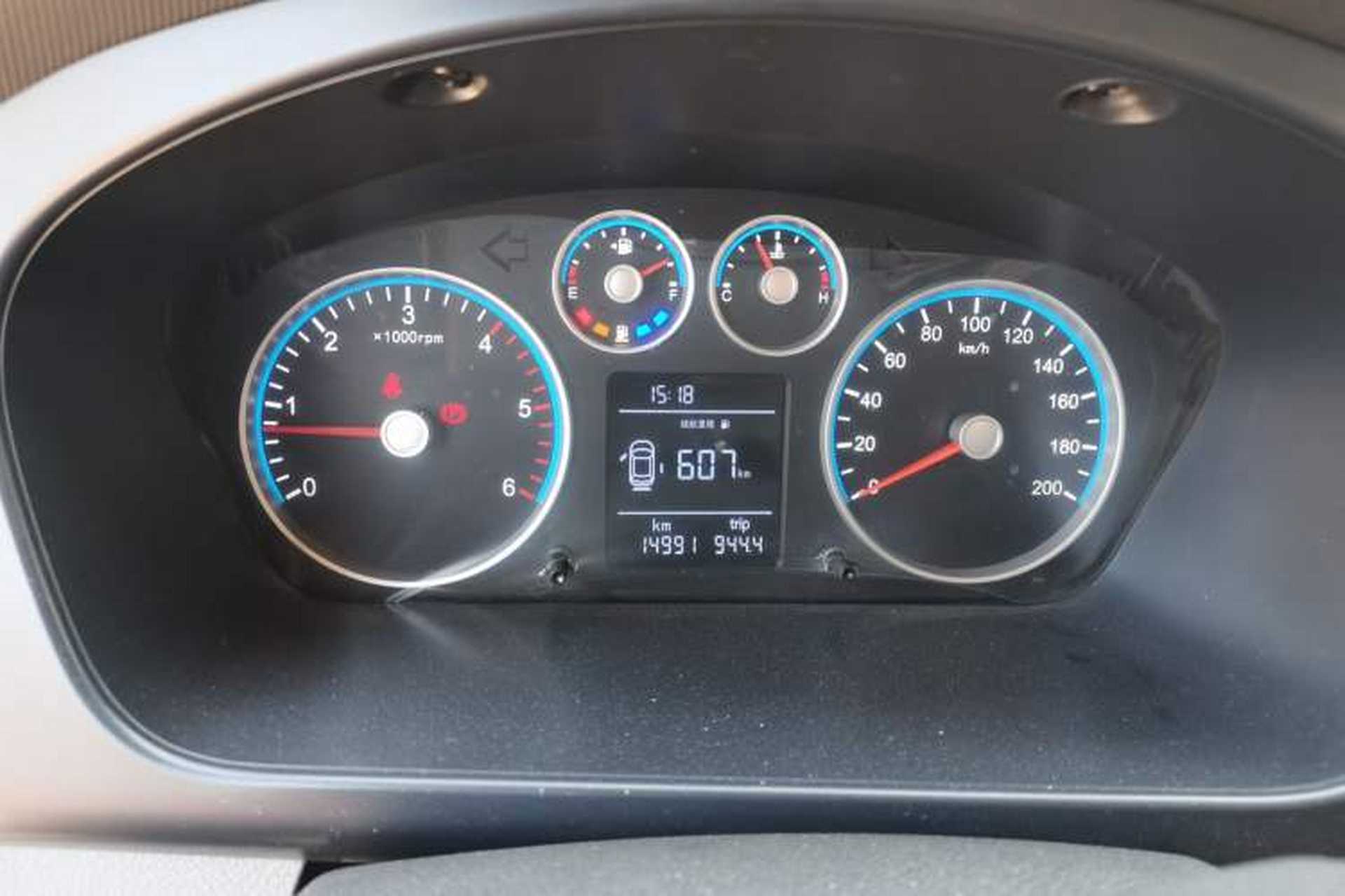 Used Foton Toano 2022 2.0T Manual Urban Edition Short Wheelbase Low Roof Rear Single Tire 5/6/9-Seater 4F20TC3 Instrument Cluster