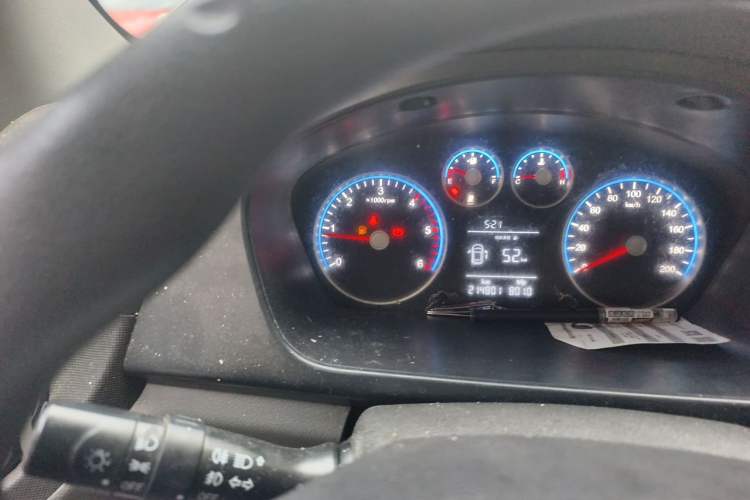 Used Foton Toano 2022 2.0T Manual Jixiang Multi-Function Professional Version Long Wheelbase Mid-Roof Design Rear Single Tire 7/9-Seater 4F20TC3 Instrument Cluster