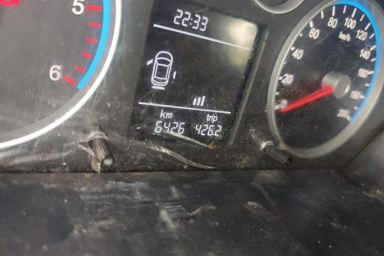 Used Foton Toano 2022 2.0T Manual Urban Edition Short Wheelbase Mid-Height Design Rear Single Tire 5/6/9-Seater Configuration 4F20TC3 Odometer Close Up