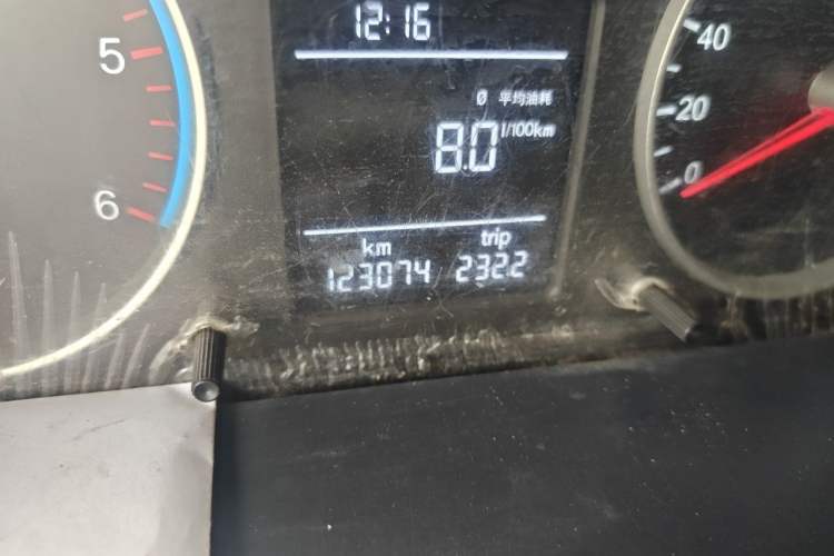 Used Foton Toano 2022 2.0T Manual Tongtu Multi-Function Long Wheelbase Mid-Roof Single-Tire 5/6/7/9-Seater 4F20TC3 Odometer Close Up