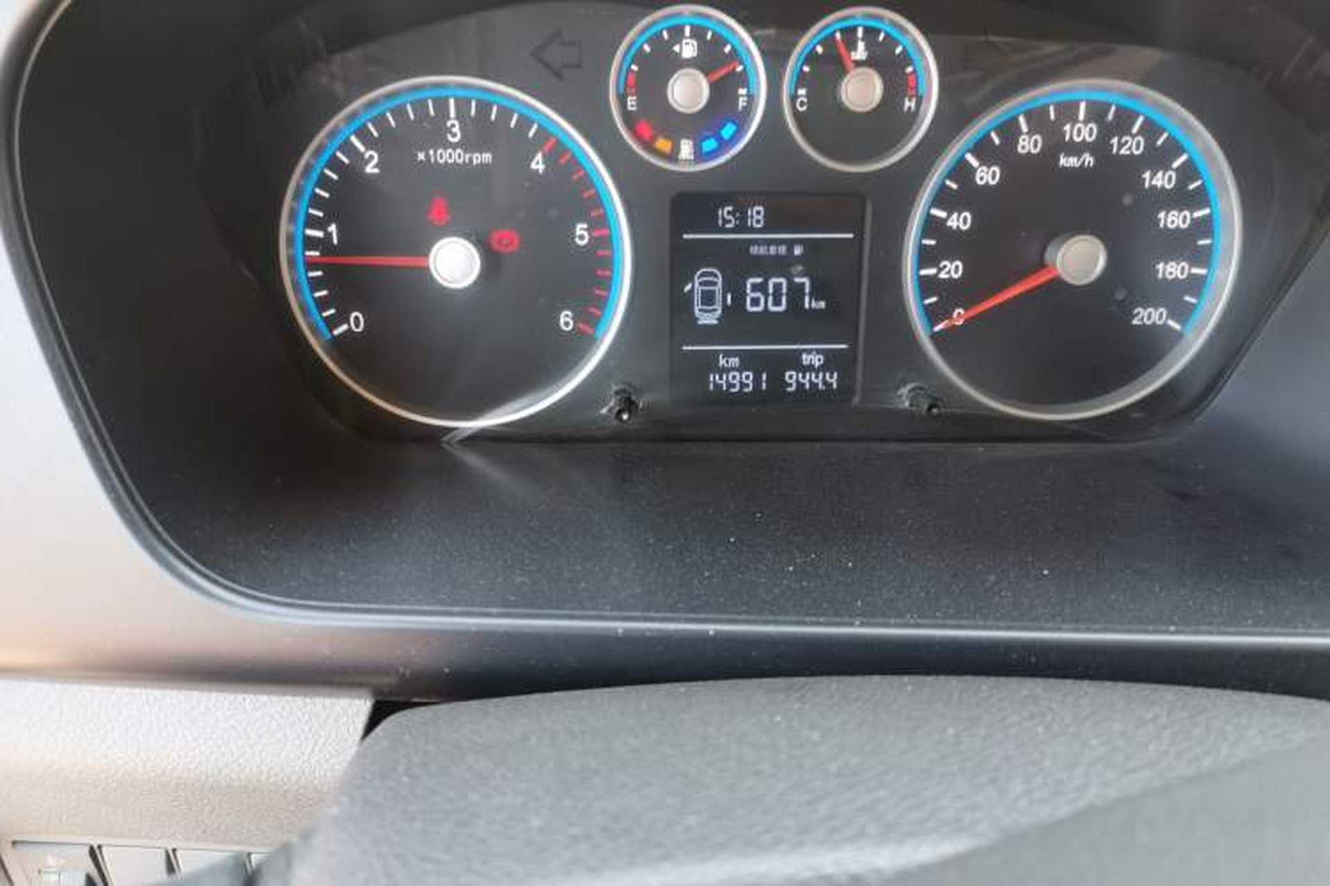 Used Foton Toano 2022 2.0T Manual Urban Edition Short Wheelbase Low Roof Rear Single Tire 5/6/9-Seater 4F20TC3 Odometer Close Up