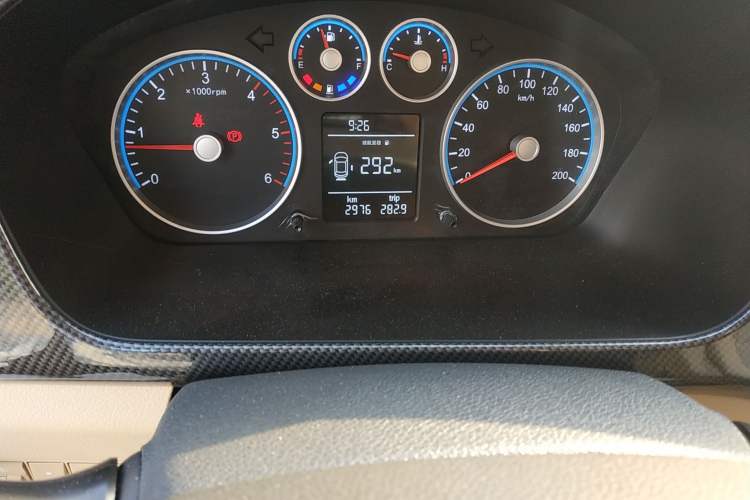 Used Foton Toano 2022 2.8T Manual Tongtu Multi-Function Long-Wheelbase Mid-Roof Single-Tire 5/6/7/9-Seater F2.8NS6B177L Odometer Close Up