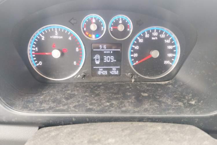 Used Foton Toano 2022 2.0T Manual Urban Edition Short Wheelbase Mid-Height Design Rear Single Tire 5/6/9-Seater Configuration 4F20TC3 Odometer Close Up