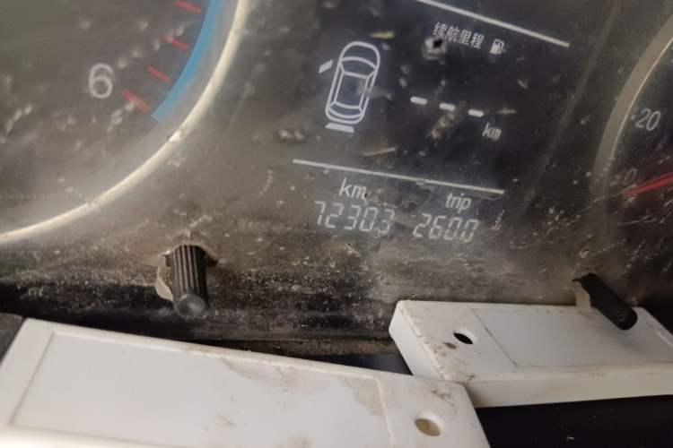Used Foton Toano  Odometer Close Up