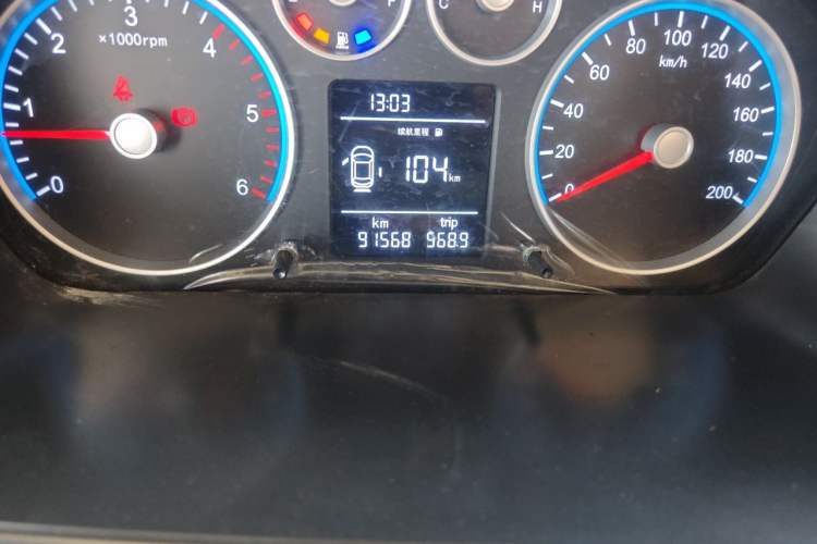 Used Foton Toano 2022 2.0T Manual Jixiang Multi-Function Long-Wheelbase Mid-Roof Single-Tire Rear 7/9-Seater 4F20TC3 Odometer Close Up
