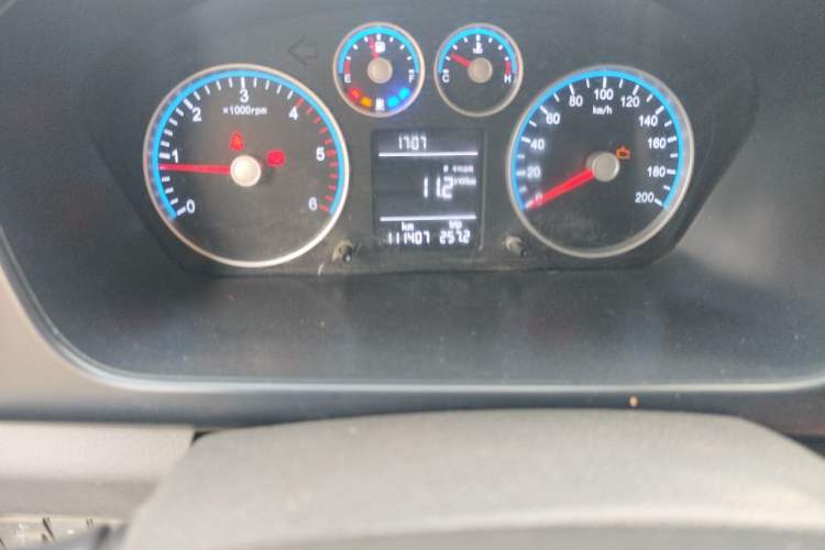 Used Foton Toano  Odometer Close Up