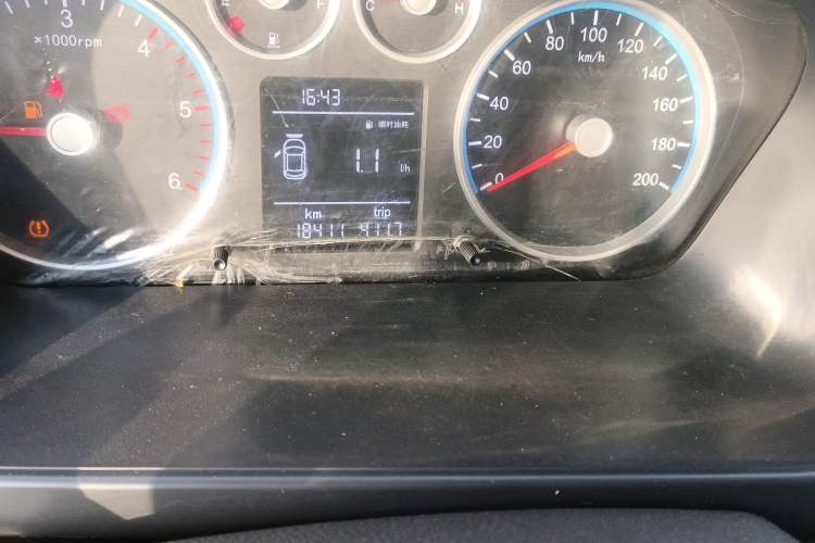 Used Foton Toano 2022 2.0T Manual Urban Edition Short Wheelbase Mid-Height Design Rear Single Tire 5/6/9-Seater Configuration 4F20TC3 Odometer Close Up