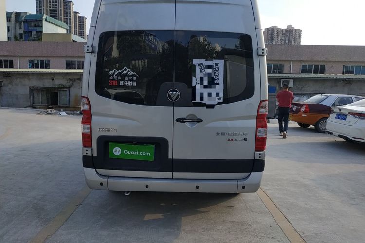 Used Foton Toano 2022 2.8T Manual Tongtu Multi-Function Long-Wheelbase Mid-Roof Single-Tire 5/6/7/9-Seater F2.8NS6B177L Rear