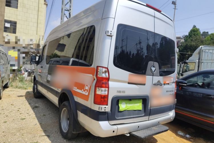Used Foton Toano 2022 2.8T Manual Jixiang Multi-Function Long-Wheelbase Mid-Roof with Rear Dual Tires 7/9-Seater F2.8NS6B177L Rear Left 45 Deg