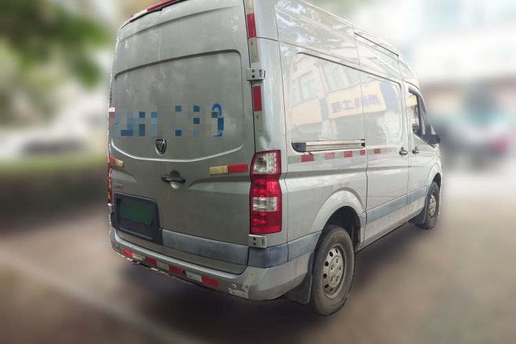 Used Foton Toano 2022 2.5T Automatic Tongtu Van Short Wheelbase Mid-Roof Design Rear Single Tire 3-Seater D25TCIF1 Rear Right 45 Deg