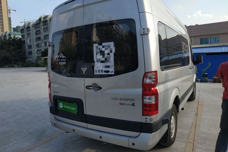 Used Foton Toano 2022 2.8T Manual Tongtu Multi-Function Long-Wheelbase Mid-Roof Single-Tire 5/6/7/9-Seater F2.8NS6B177L Rear Right 45 Deg