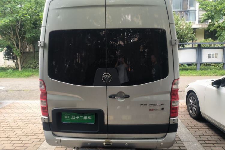Used Foton Toano 2022 2.8T Automatic Tongtu Multi-Function Long-Wheelbase Mid-Roof Single-Tire 5/6/7/9-Seater F2.8NS6B177L Rear