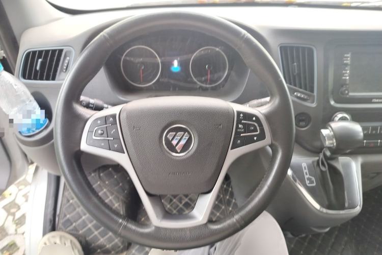 Used Foton Toano 2022 2.5T Automatic Tongtu Van Short Wheelbase Mid-Roof Design Rear Single Tire 3-Seater D25TCIF1 Steering Wheel
