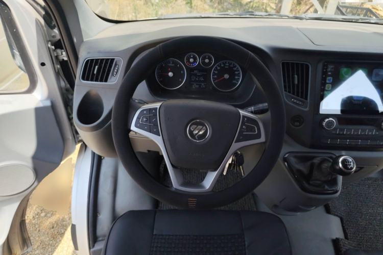 Used Foton Toano 2022 2.8T Manual Jixiang Multi-Function Long-Wheelbase Mid-Roof with Rear Dual Tires 7/9-Seater F2.8NS6B177L Steering Wheel