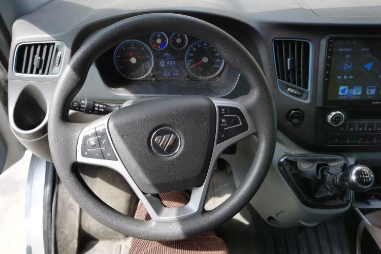 Used Foton Toano 2022 2.8T Manual Tongtu Van Extended Wheelbase Mid-Height Design Rear Single Tire 3-Seater F2.8NS6B177L Steering Wheel