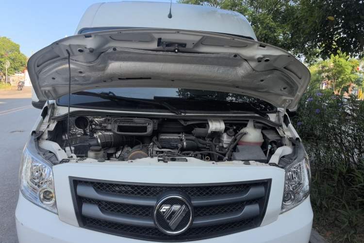 Used Foton Toano 2022 2.0T Manual Tongtu Multi-Function Long Wheelbase Mid-Roof Single-Tire 5/6/7/9-Seater 4F20TC3 Engine Bay