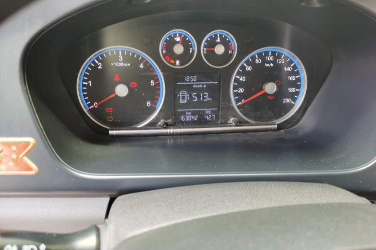 Used Foton Toano  Odometer Close Up