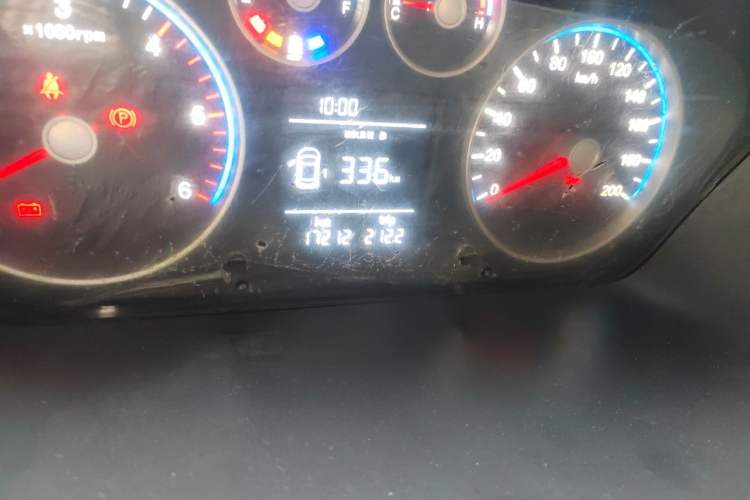 Used Foton Toano 2022 2.0T Manual Urban Van Short Wheelbase Mid-Height Rear Single Tire 3-Seater 4F20TC3 Odometer Close Up