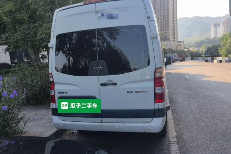 Used Foton Toano 2022 2.0T Manual Tongtu Multi-Function Long Wheelbase Mid-Roof Single-Tire 5/6/7/9-Seater 4F20TC3 Rear