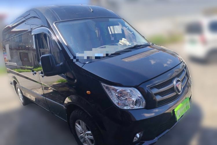 Used Foton Toano 2023 Joy Elephant Multi-Function Model Cummins 2.8T Automatic Long Wheelbase Mid-Roof Design Rear Single Tire Available in 5/6/7/9-Seater Configurations Front Right 45 Deg