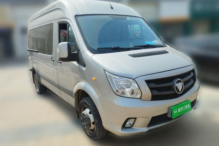 Used Foton Toano 2023 2.5T Manual Jixiang Multi-Function Long-Wheelbase Mid-Height Model with Dual Rear Tires Available in 7/9-Seater Configurations Front Right 45 Deg