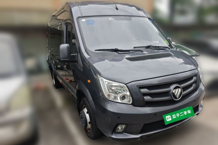 Used Foton Toano 2023 Cummins 2.8T Manual Jixiang Multi-Function Long-Wheelbase Mid-Roof Model with Rear Dual Tires Available in 7/9-Seater Configurations Front Right 45 Deg