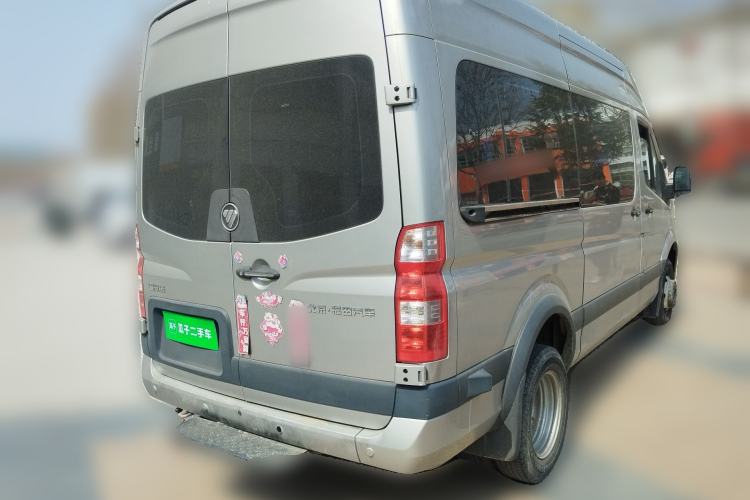 Used Foton Toano 2023 2.5T Manual Jixiang Multi-Function Long-Wheelbase Mid-Height Model with Dual Rear Tires Available in 7/9-Seater Configurations Rear Right 45 Deg