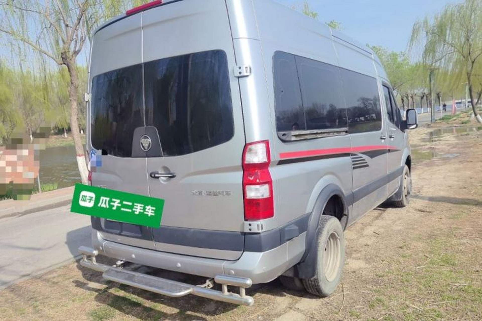 Used Foton Toano 2023 2.5T Manual Jixiang Multi-Function Long-Wheelbase Mid-Height Model with Dual Rear Tires Available in 7/9-Seater Configurations Rear Right 45 Deg