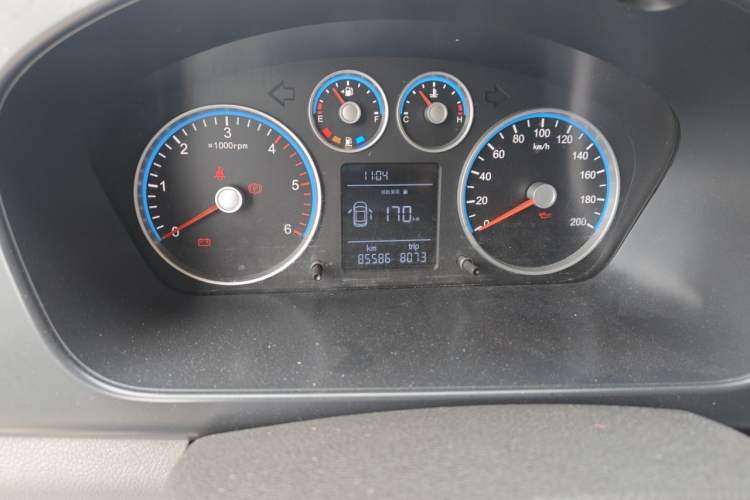 Used Foton Toano  Odometer Close Up